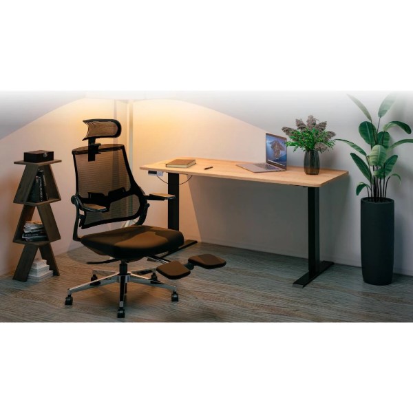 Фото - Стіл з електрорегулюванням висоти Mealux PowerDesk Duo Mahogany (EVO-242 Duo Mahogany / B)